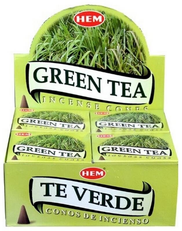 Encens HEM Cônes Thé Vert