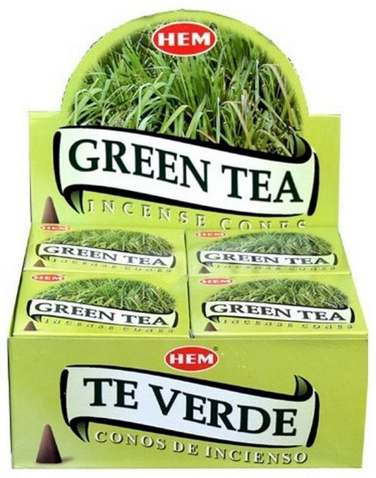 Encens HEM Cônes Thé Vert