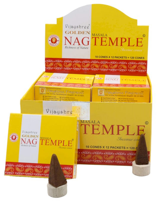 Encens Golden Cônes Nag Temple