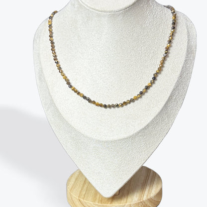Collier Oeil de Tigre Facetté – photo 4