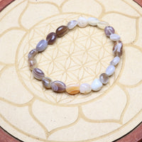 Bracelet Agate Botswana Irrégulier