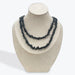 Collier Baroque Obsidienne Noire