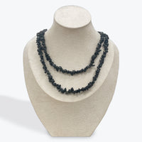 Collier Baroque Obsidienne Noire - 3