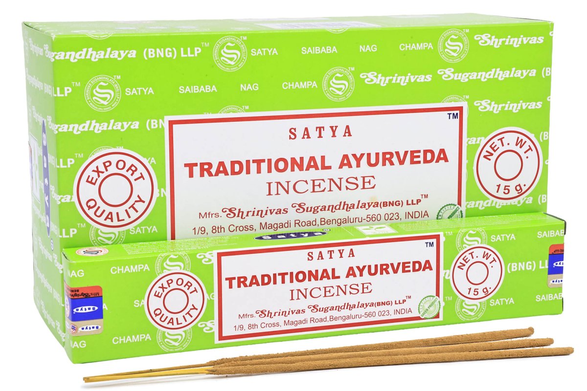 Encens Satya Ayurveda Traditionnel 12x15g