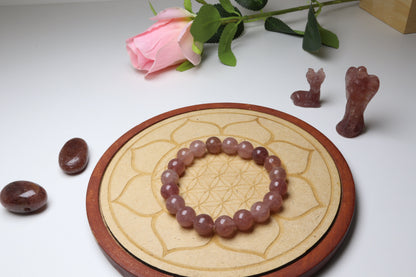 Bracelet Quartz Fraise