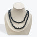 Collier Baroque Obsidienne