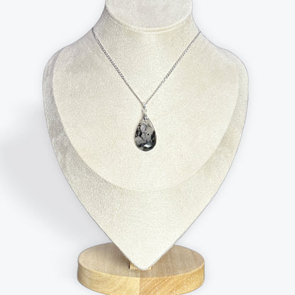Pendentif Quartz avec inclusion de Tourmaline – photo 3