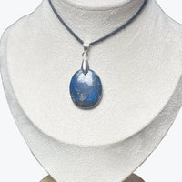 Pendentif Azurite ovale