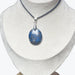 Pendentif Azurite ovale