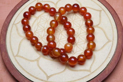 Bracelet Cornaline 10 mm