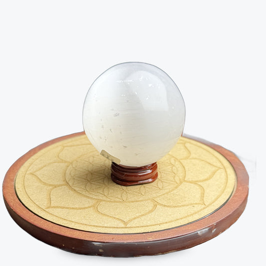 Petite Sphere En Selenite | 260gr - 6x6cm