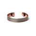 Bracelet cuivre magnétique motif bandé