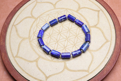 Bracelet Lapis Lazuli Tube
