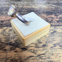 Bague citrine rectangulaire