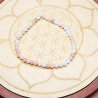 Bracelet en Pierre de Lune - Fertilité et Créativité 4mm