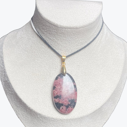 pendentif Rhodonite ovale – photo 2