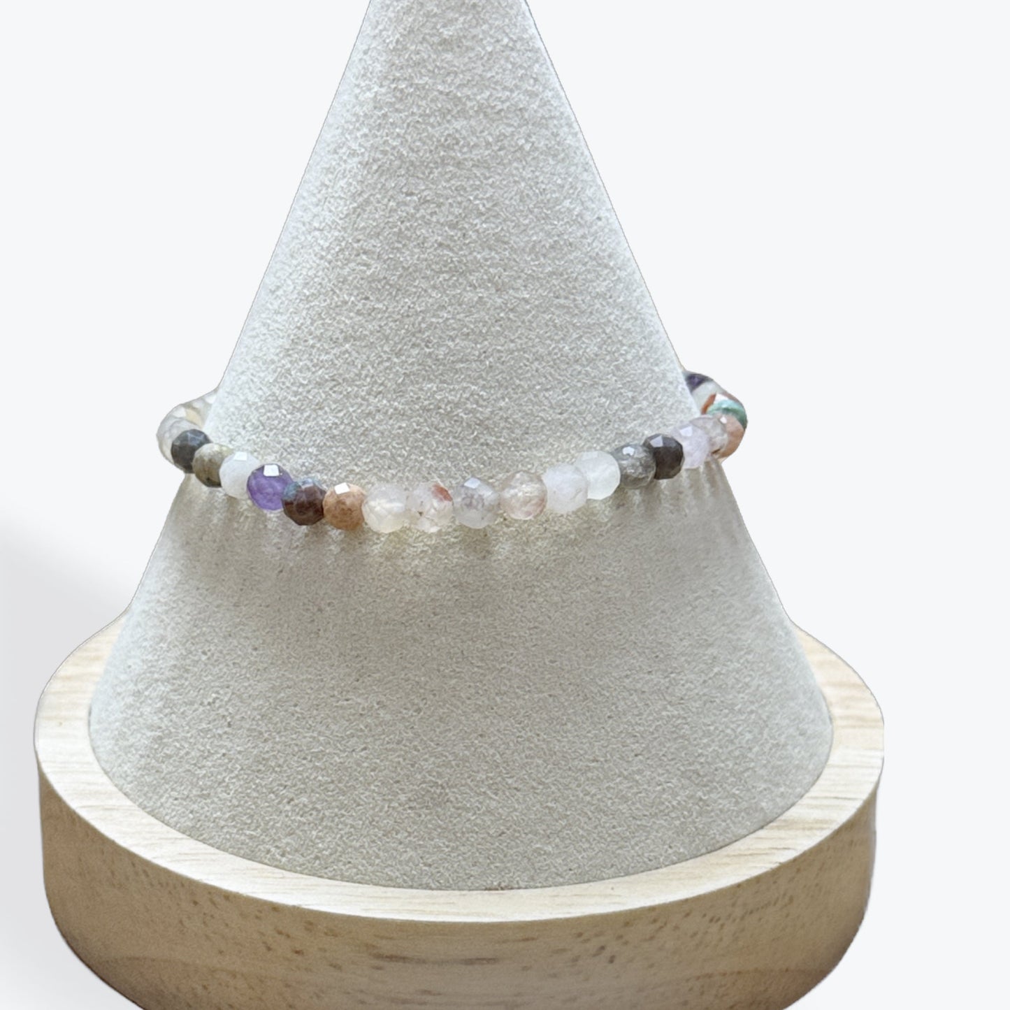 Bracelet Mélange de Quartz facetté - 2