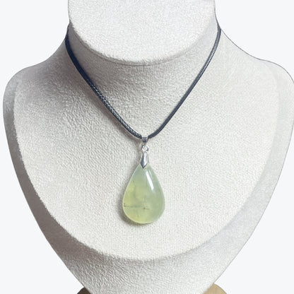 Pendentif Prehnite Goutte