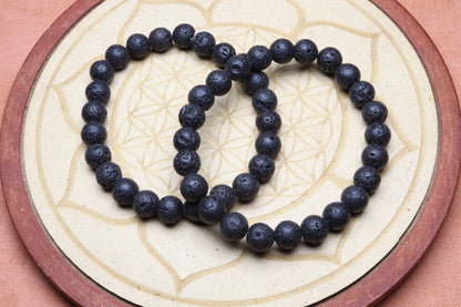 Bracelet Pierre de Lave