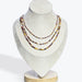 Collier Jaspe Mokaite facetté