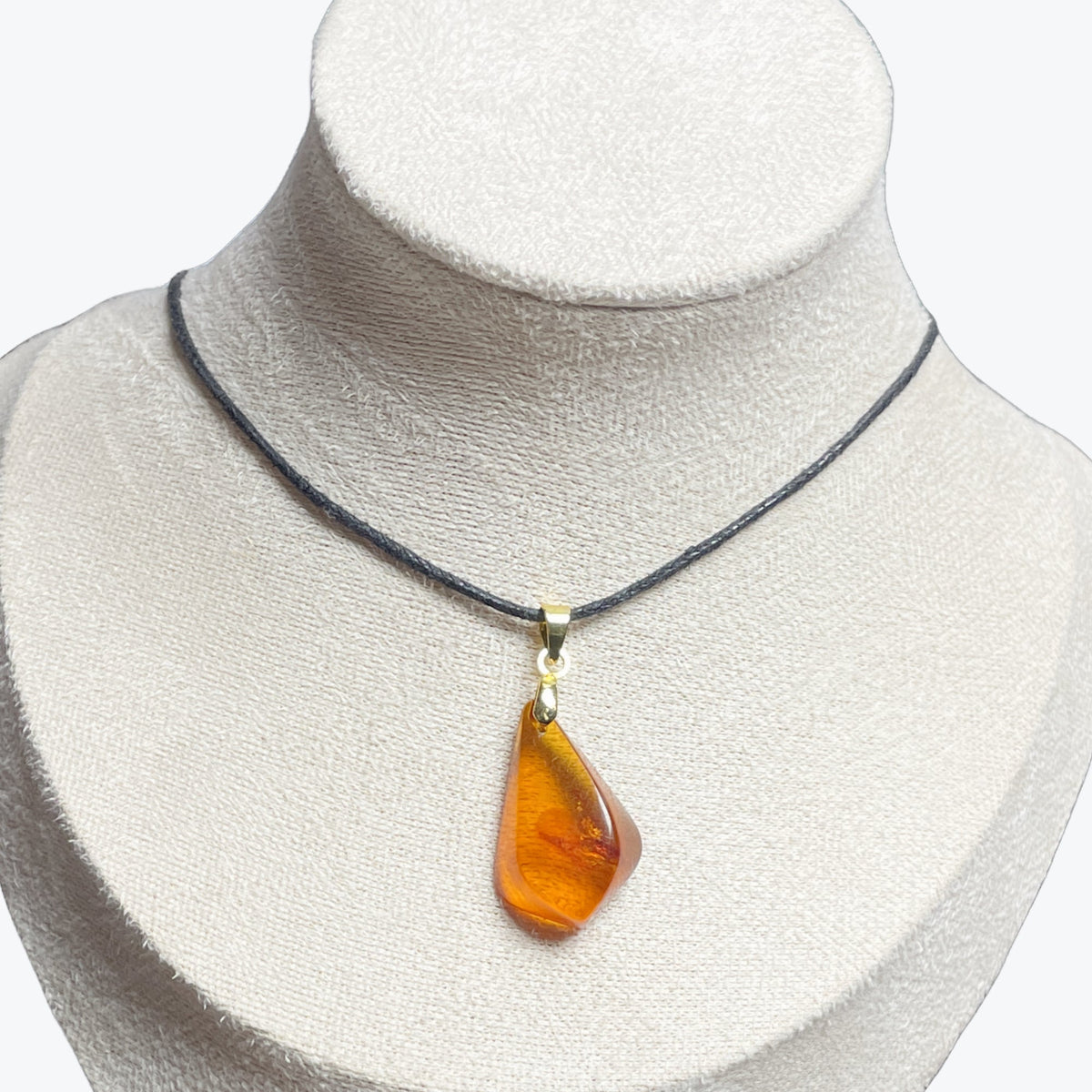 Pendentif Ambre Goutte – photo 4