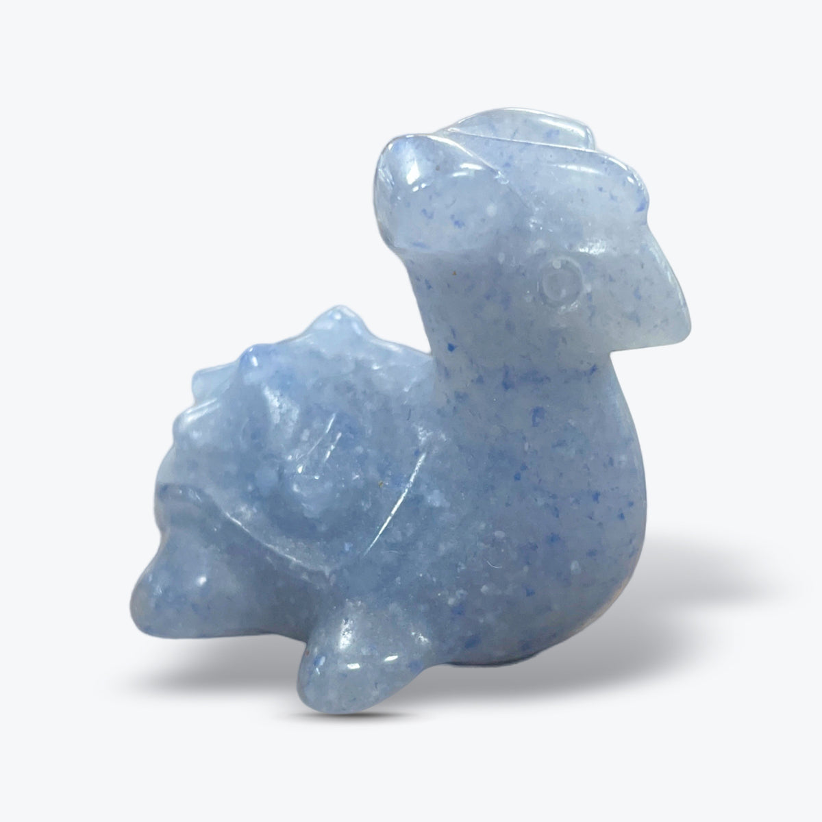 Figurine Pokémon en Aventurine Bleue Naturelle, sculptée et polie - Pièce unique | 28gr