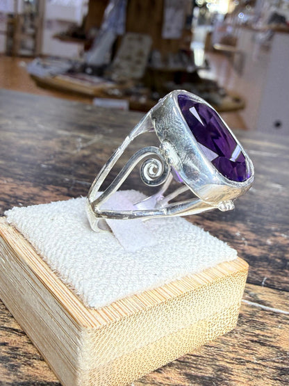 Bague homme Améthyste