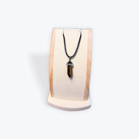 Pendentif pointe oeil de tigre - 2