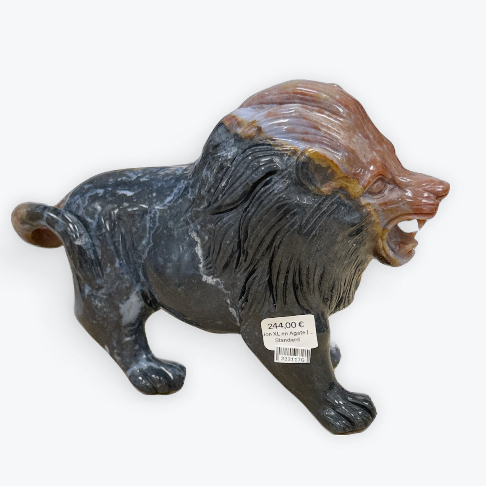 Lion XL en Agate | 1kg - 20x6x12cm