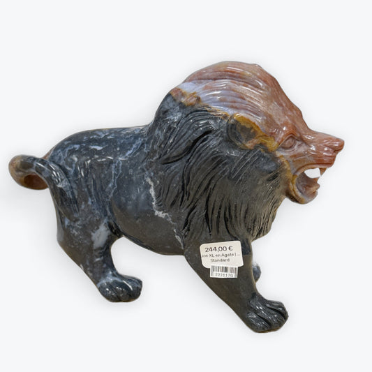 Lion XL en Agate | 1kg - 20x6x12cm