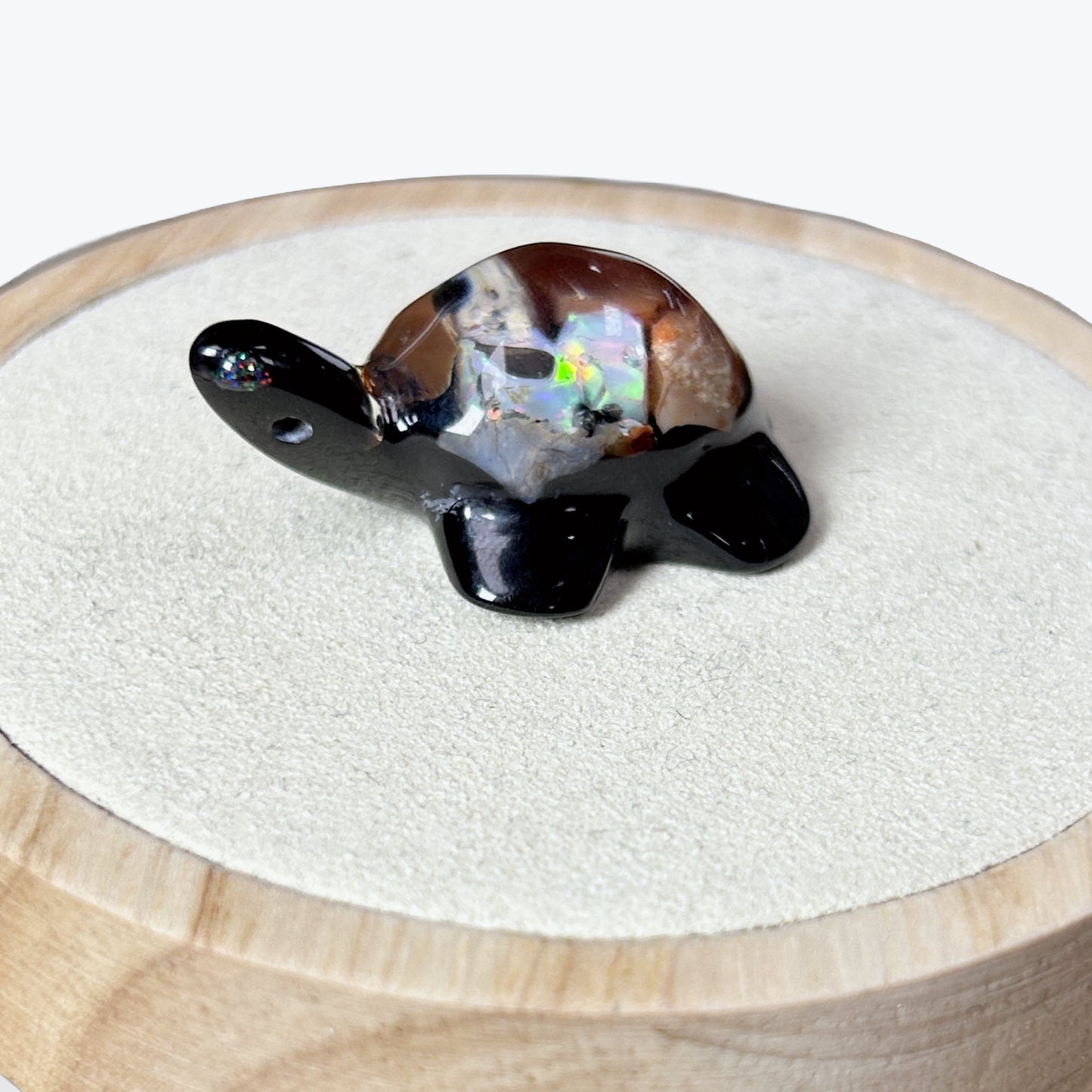Tortue en Résine avec Opale - 2