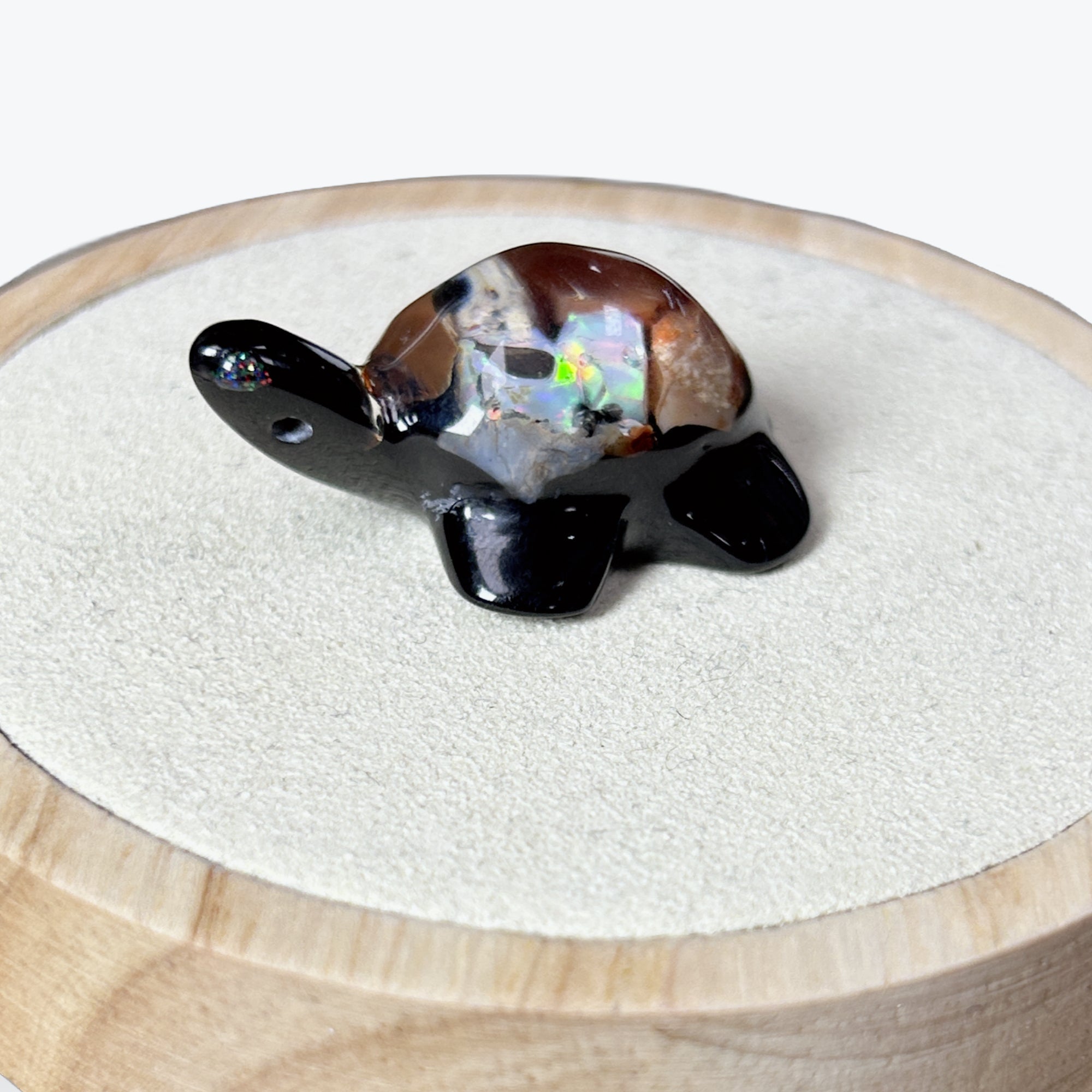 Tortue en Résine avec Opale - 2