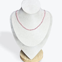 Collier Quartz Fraise Facetté - 2