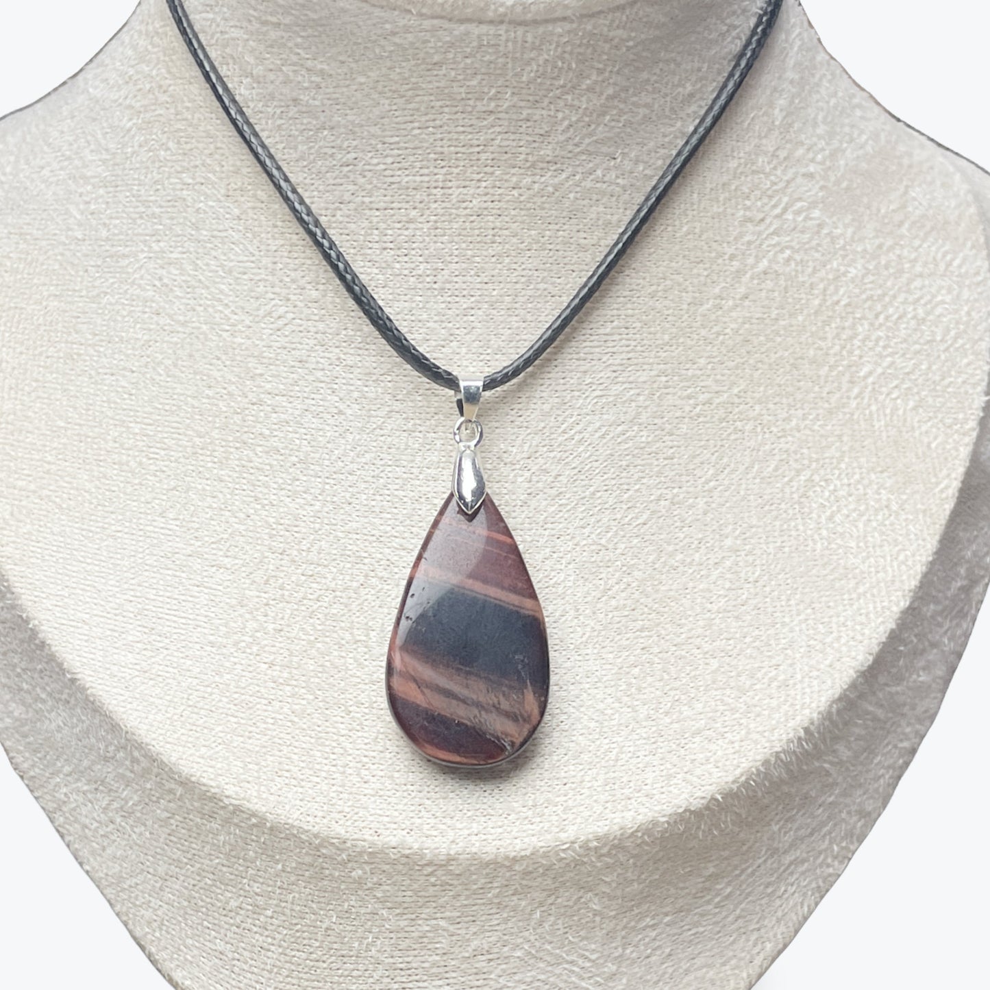 Pendentif Oeil de taureau goutte 3,1x1,7cm