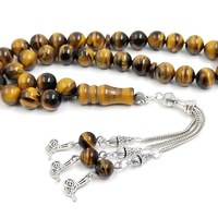 Tasbih Misbaha Œil de Tigre — 99 Perles 8mm