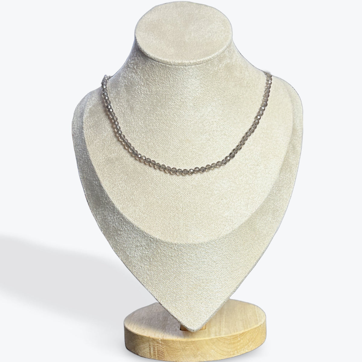 Collier Quartz Fumé Facetté – photo 4