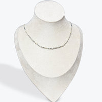 Collier Jaspe Dalmatien Facetté - 4