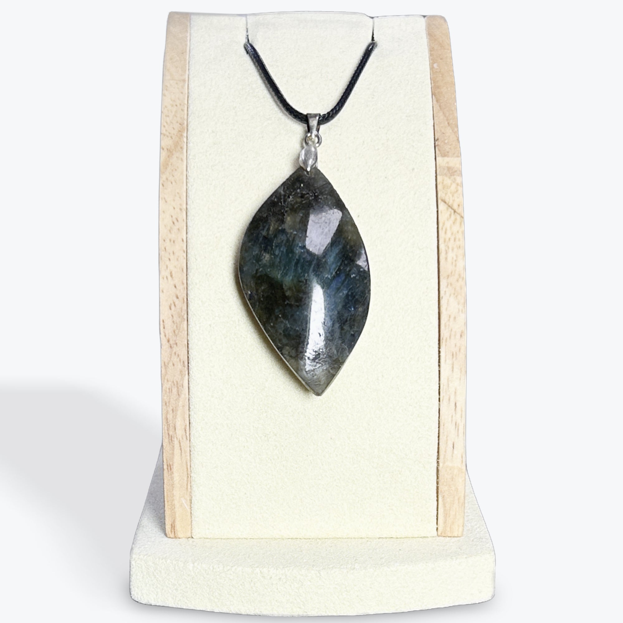 Pendentif Labradorite Feuille