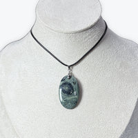 Pendentif Jaspe Kambaba | Beliere Acier Inoxydable