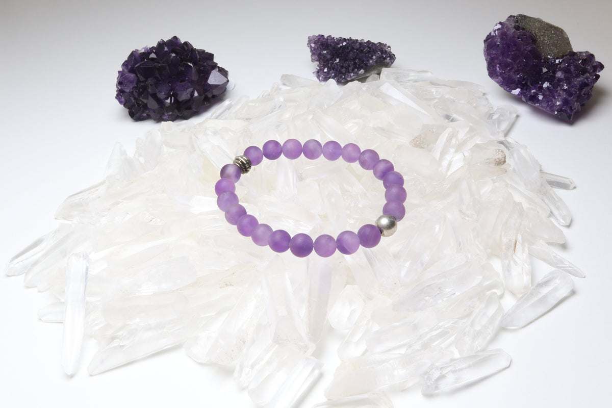 Bracelet Améthyste 6 mm