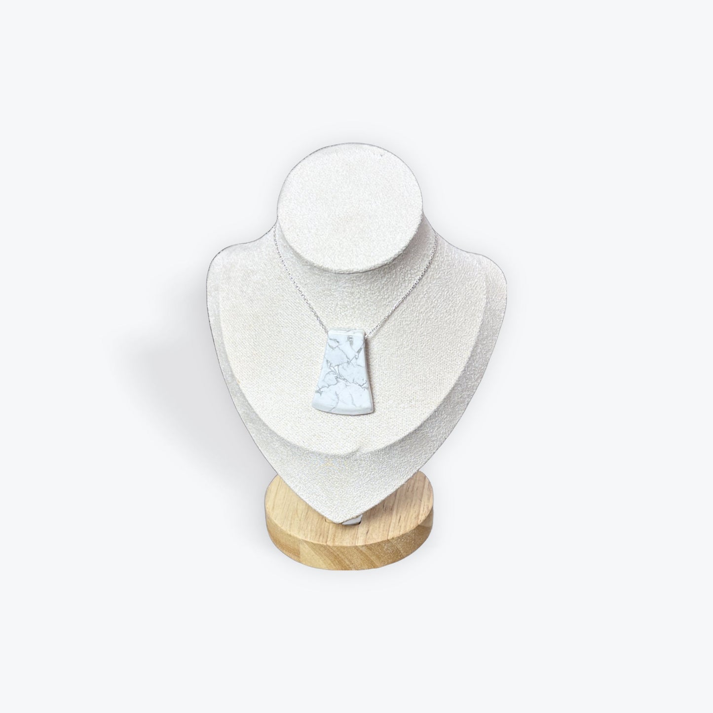 Pendentif howlite évasé