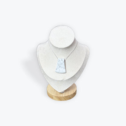 Pendentif howlite évasé