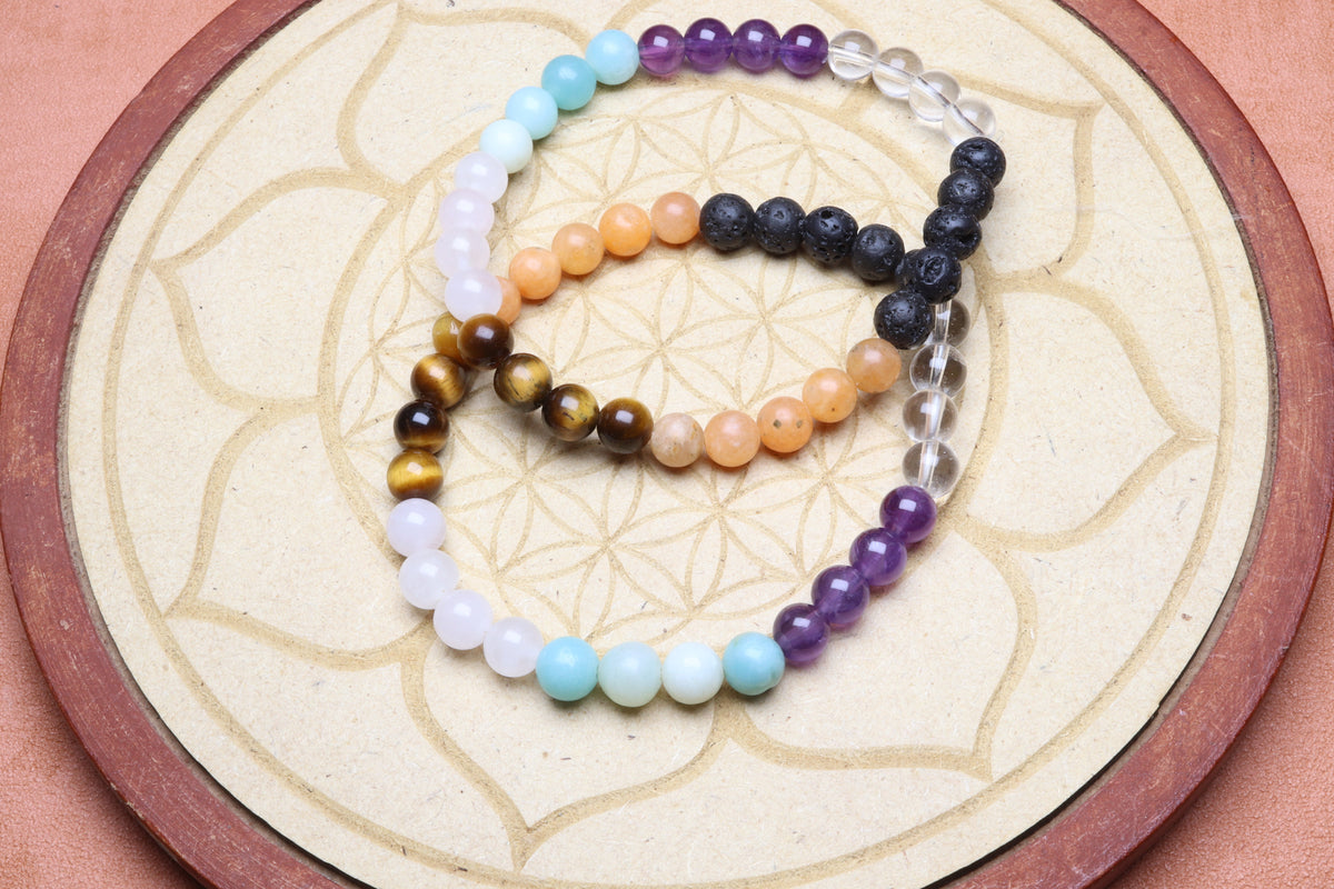 Bracelet 7 Chakras 6 mm