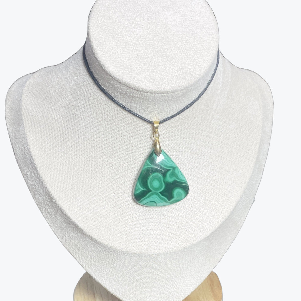 Pendentif Malachite Goutte – photo 3