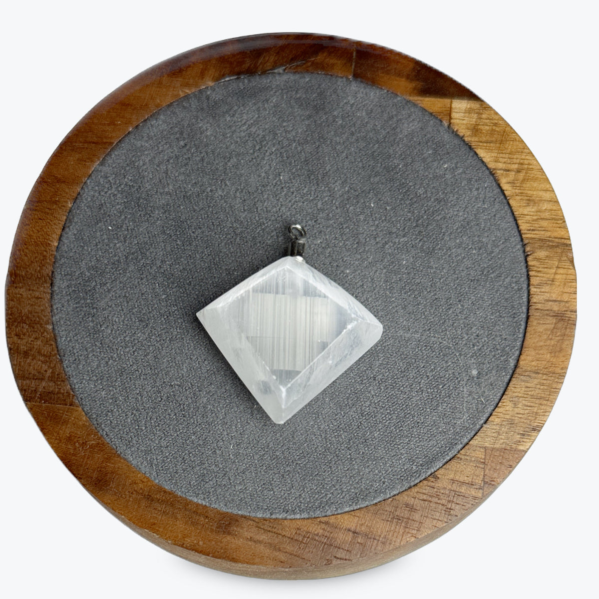 pendentif selenite | 3x4cm 8gr