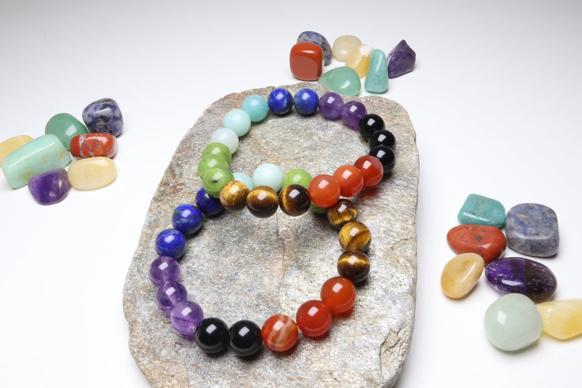 Bracelet 7 Chakras 10 mm