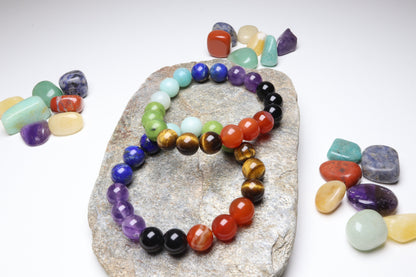 Bracelet 7 Chakras 10 mm