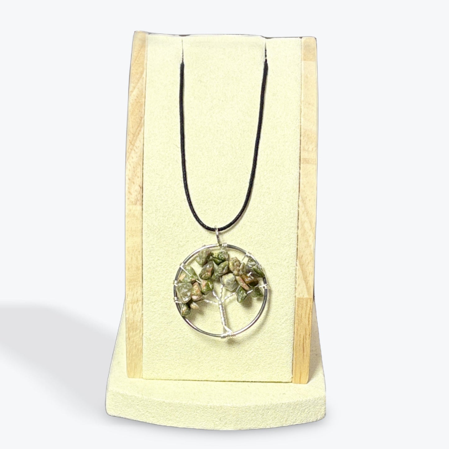 Pendentif unakite arbre de vie