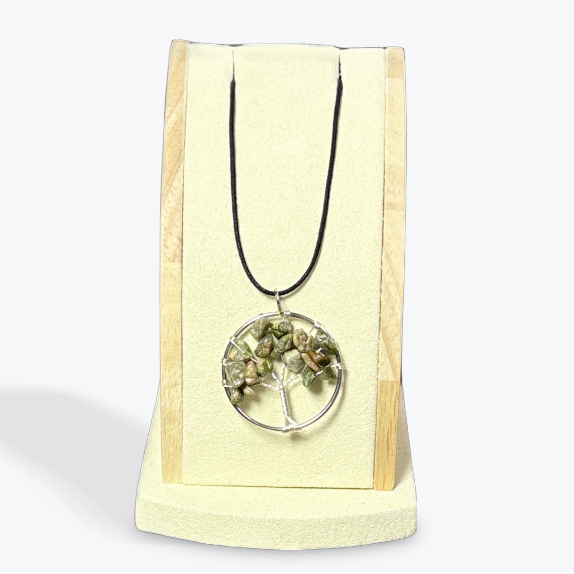 Pendentif unakite arbre de vie