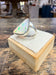 Bague Opale triangulaire semi-ouverte